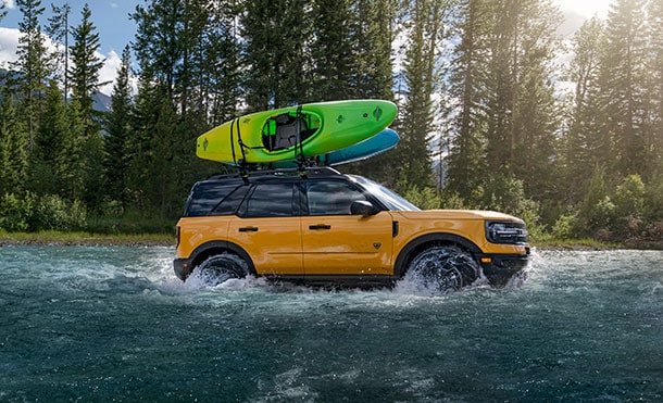Conoce Ford Bronco Sport y pon a prueba sus 23.6 pulgadas de capacidad de vadeo