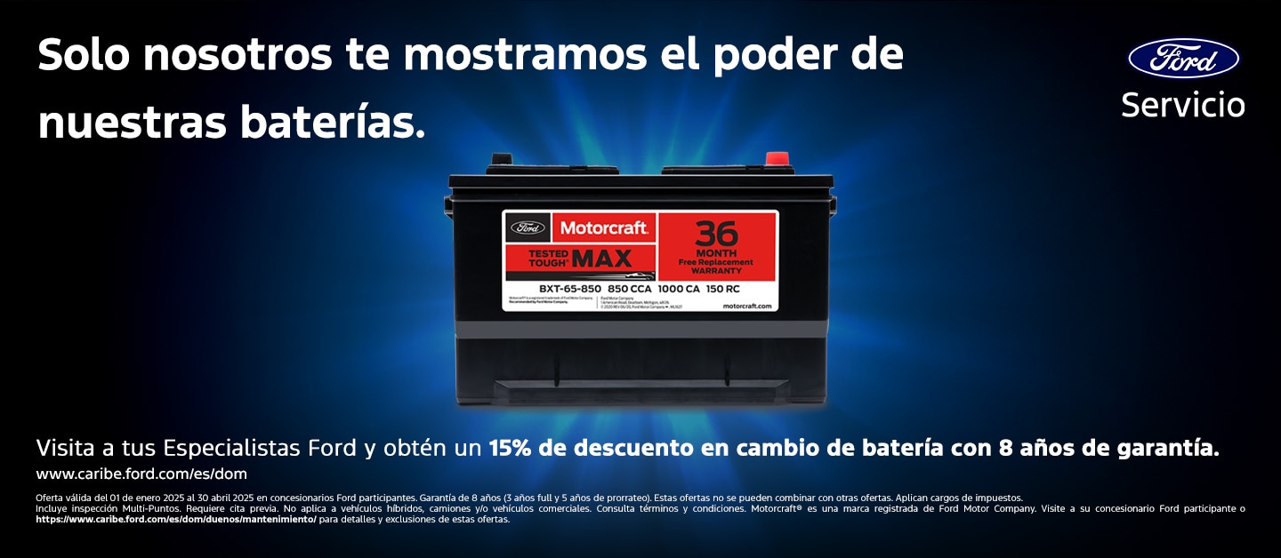 Acude a los Talleres Ford en República Dominicana y aprovecha descuentos