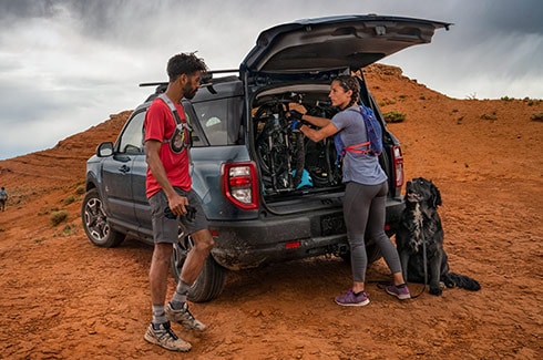 Disfruta del gran espacio interior de Ford Bronco Sport, la SUV todoterreno de aventura