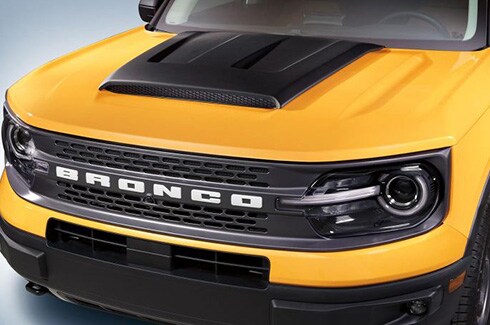 Descubre Accesorios Ford Bronco en CB, Cubierta para Capó Air design Negro Mate