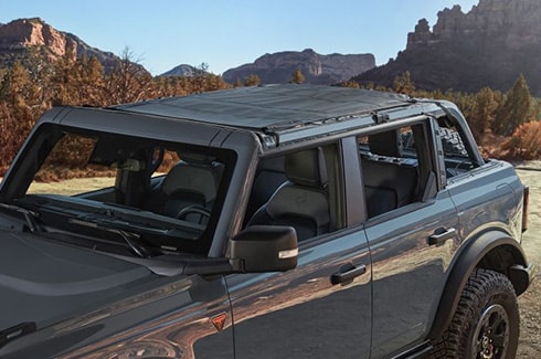Descubre Accesorios Ford Bronco en PR, Bimini Top Suave, Mesh, para Modelos de 4 Puertas