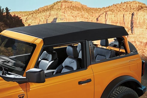 Descubre Accesorios Ford Bronco en PR, Toldo Retractil Suave, Tela Asargada