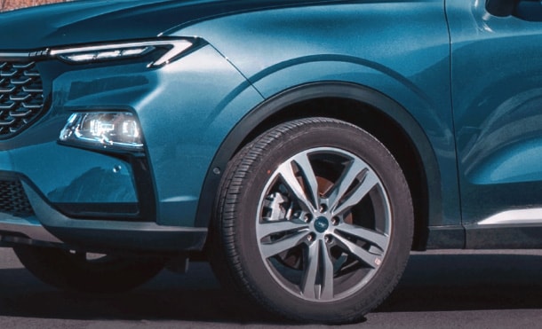 Rines de Aluminio de 19 pulgadas equipados en Camioneta SUV Ford Territory 2023. ¡Descúbrela!