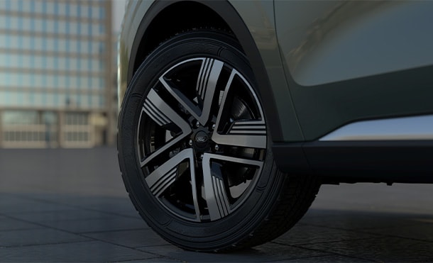Ford Territory 2026 con rines de 19 pulgadas con estilo deportivo
