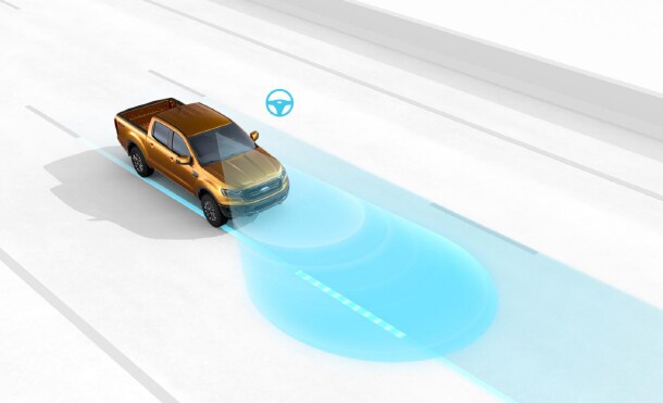 Descubre la Seguridad que brinda el Sistema de Preservación de Carril en Ford Ranger 2023