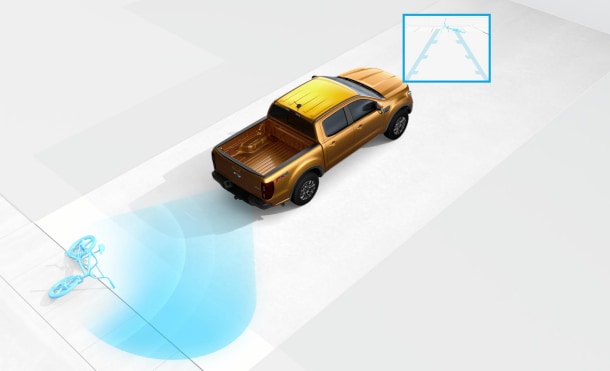 Descubre la Seguridad que brinda la Cámara de Reversa equipada en Pickup Ford Ranger 2023