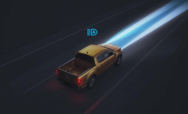Descubre la Asistencia en Faros Delanteros con Luz Alta Automática equipada en Ranger™