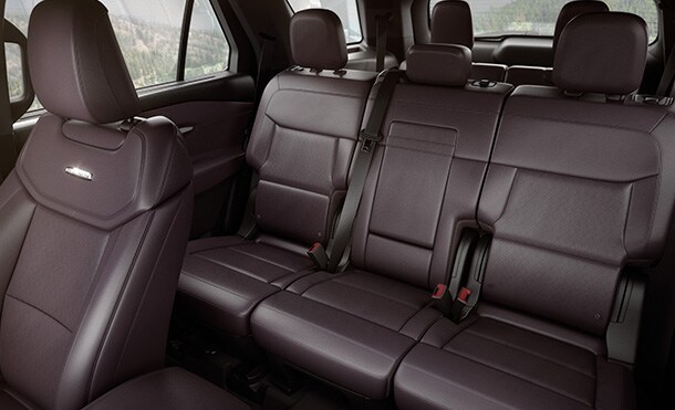 Multi-Contour Seats with Active Motion equipped in your 2025 Explorer® SUV