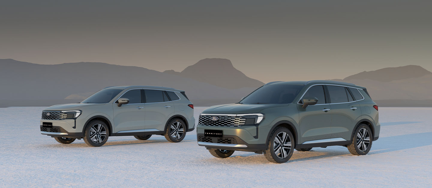 Discover the design, interior and exterior colors of Territory® 2026