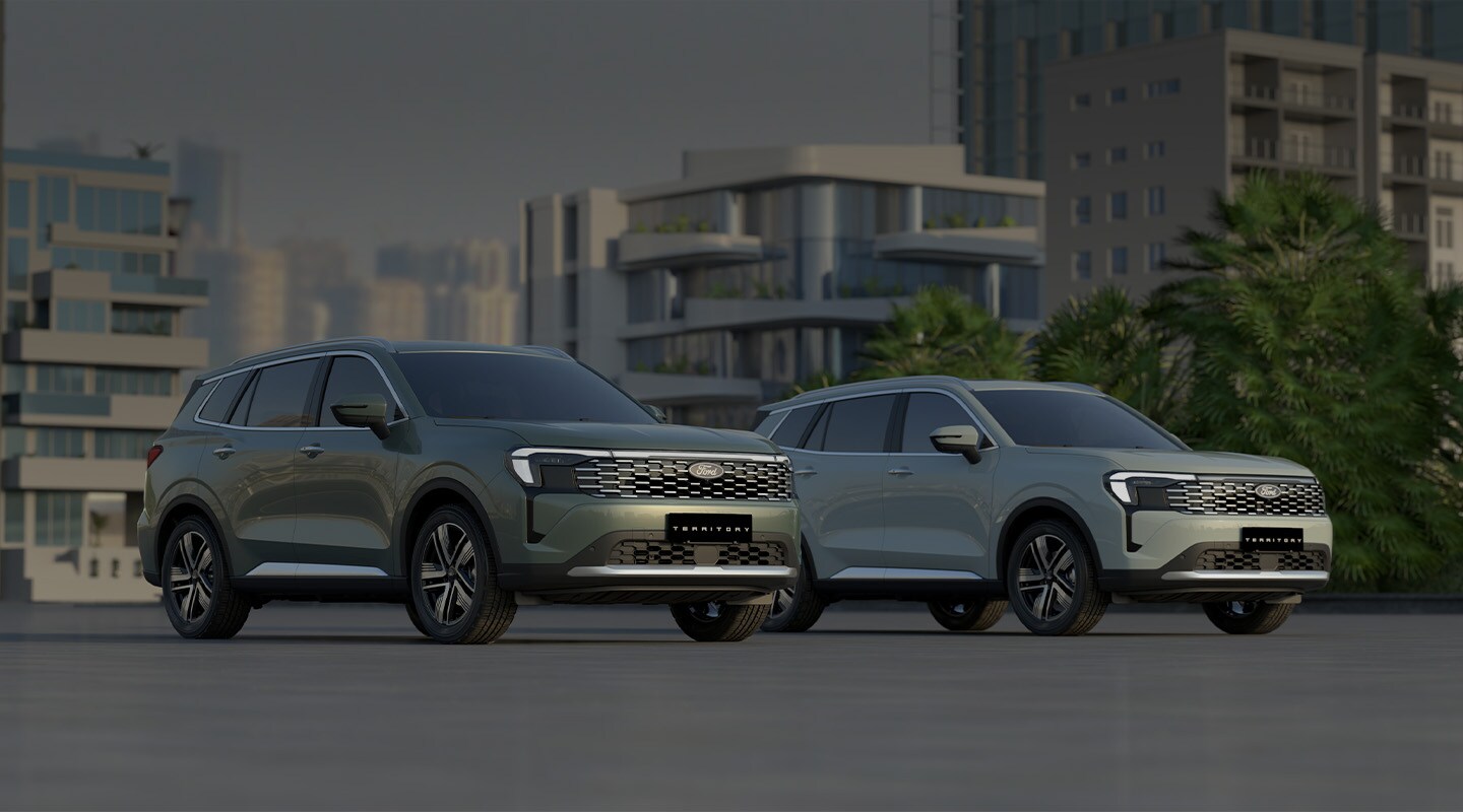 Territory® 2026 is an SUV with modern aesthetics and resistant materials