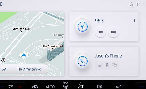 2025 Ford Bronco Sport allows you to link your phone to the vehicle and control functions