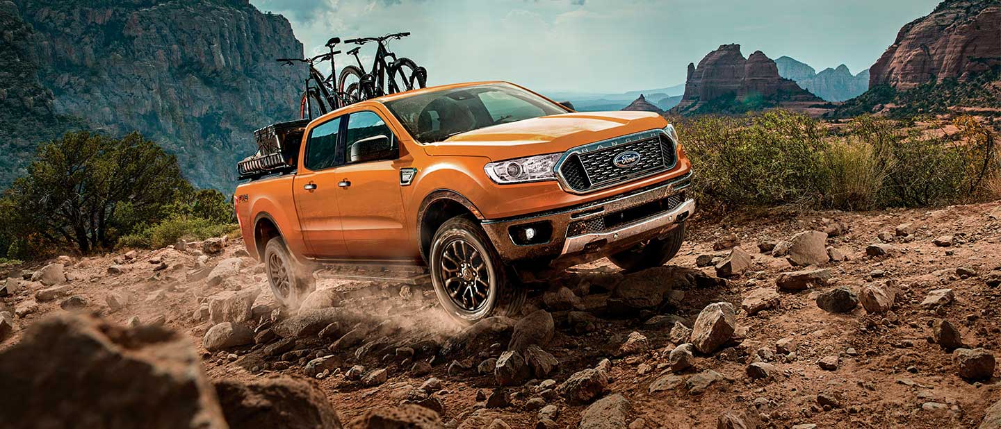 2019 Ford Ranger with empowerd steel frame, fenders and towbar