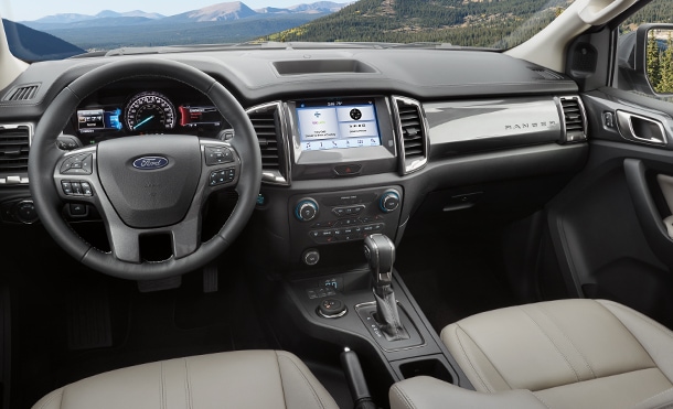 2019 Ford Ranger touchscreen is compatible with Alexa and Amazon’s voice assistant