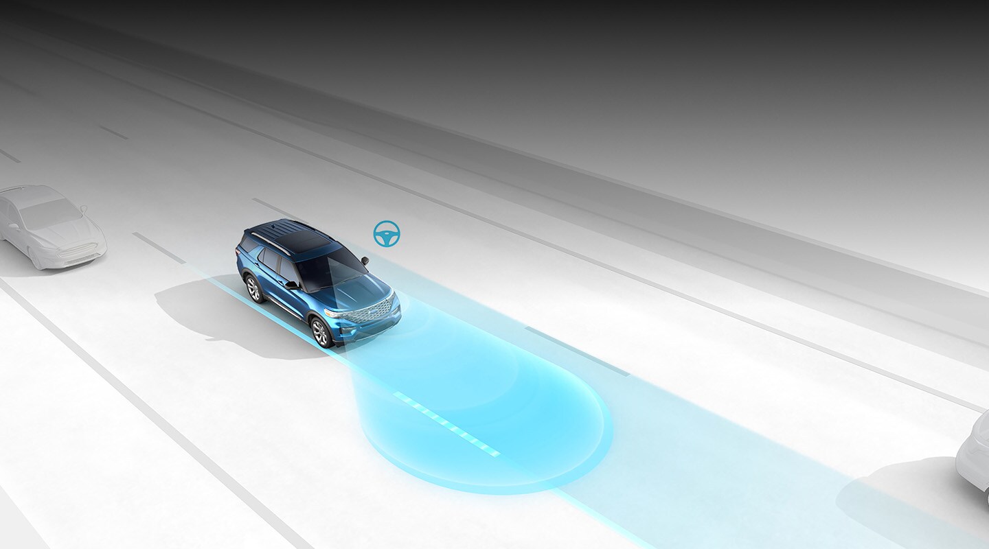 Discover the Safety provided by the Lane Preservation System in 2025 Ford Explorer